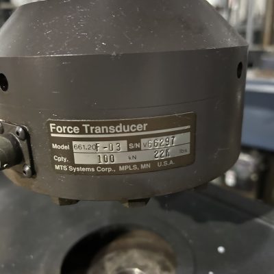 100kN (22KIP) MTS MODEL 318.10 Top Mount Actuator