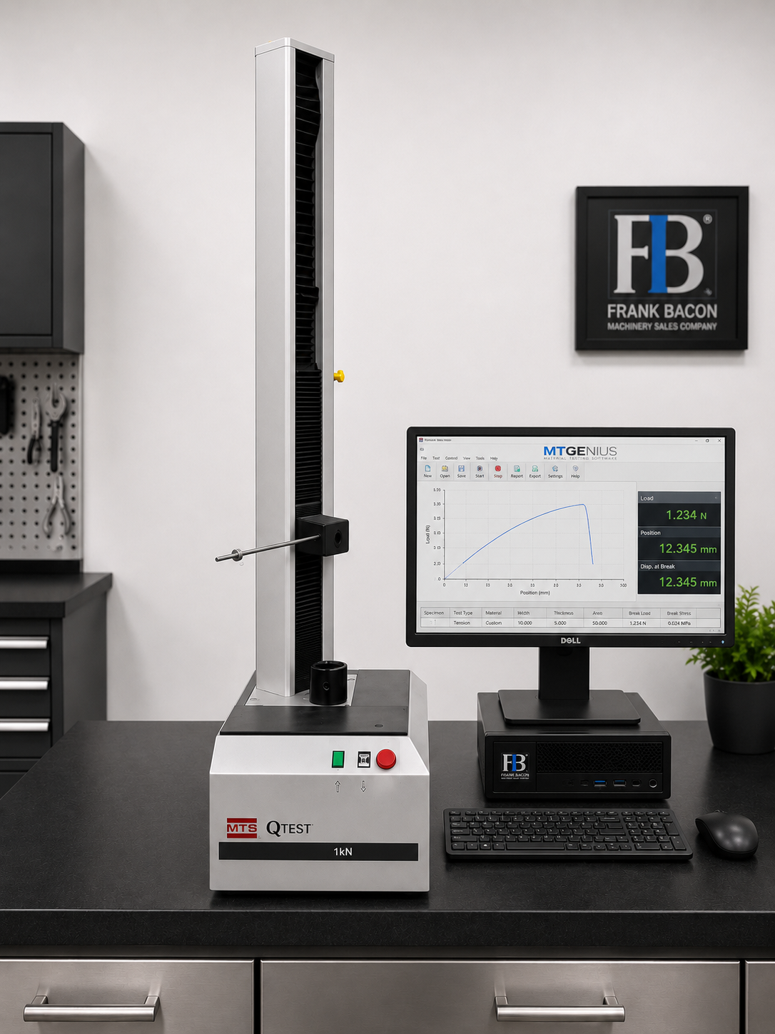 1kN MTS QTEST Tensile & Compression Tester