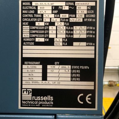 Russells Environmental Chamber