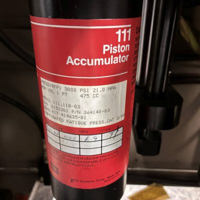 22KIP (100kN) MTS 318.10 Fatigue Load Frame