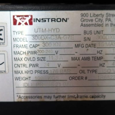 Instron Model 300DX
