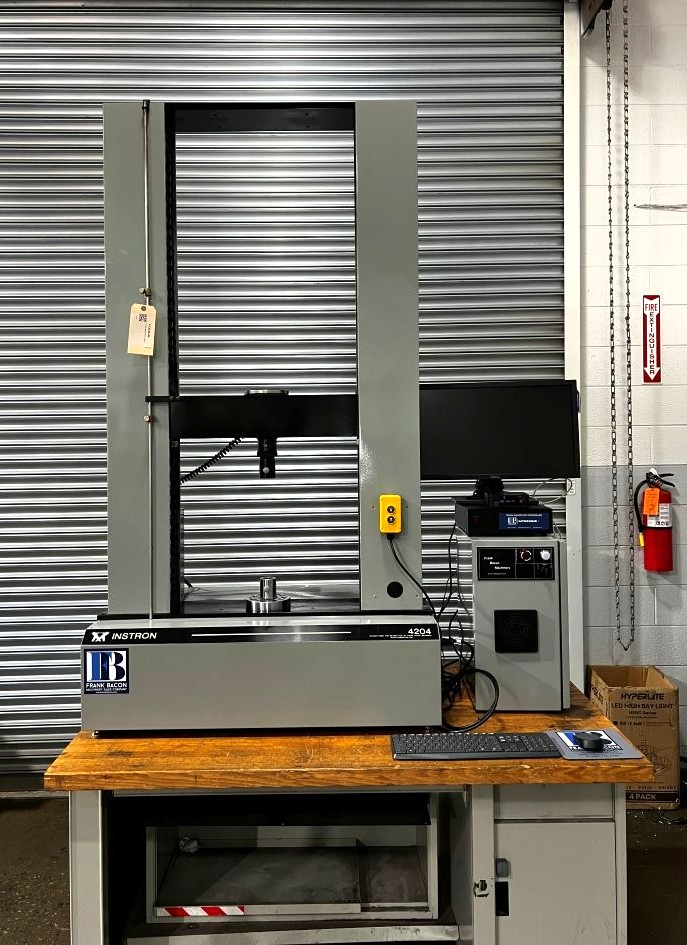 50kN Instron 4204 Bench Top Tensile Tester