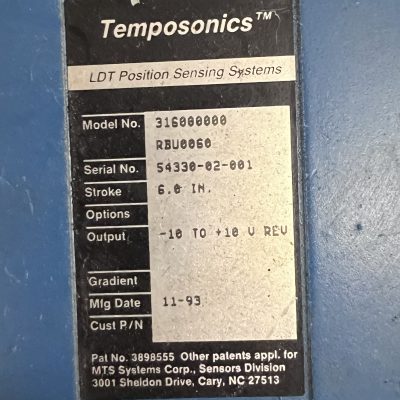 22KIP (100kN) MTS Model 204.63 Hydraulic Actuator