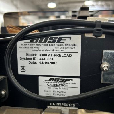 Enduratec Bose ELF3300 Fatigue Testing System
