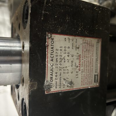 22KIP MTS 244.22 Hydraulic Actuator