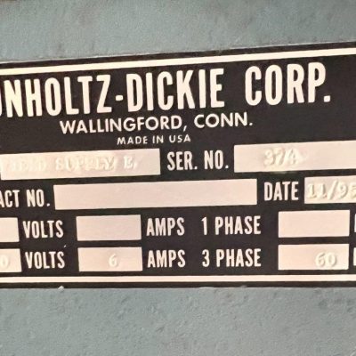 Unholtz-Dickie Vibration System