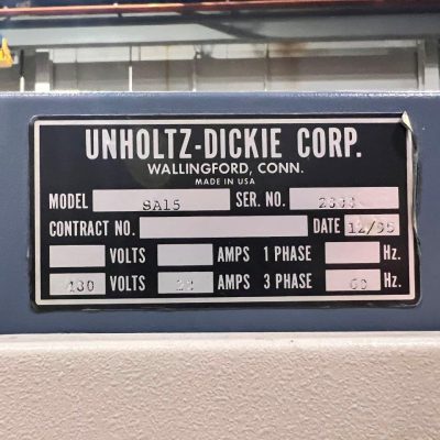 Unholtz-Dickie Vibration System