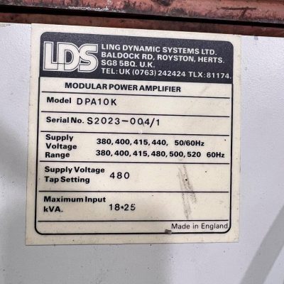 Ling Vibration System (LDS) Model V730-335T