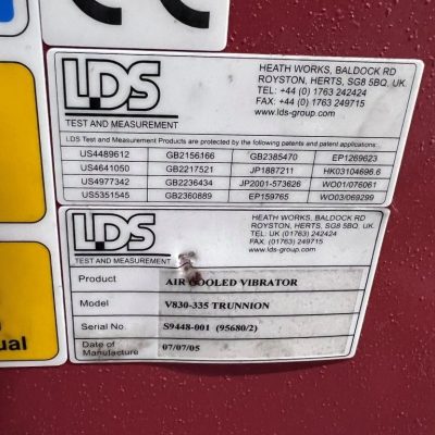 2.2KIP LDS V830-335T Vibration Test System