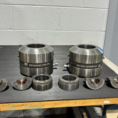 55KIP MTS Model 648.25 Hydraulic Collet Grips