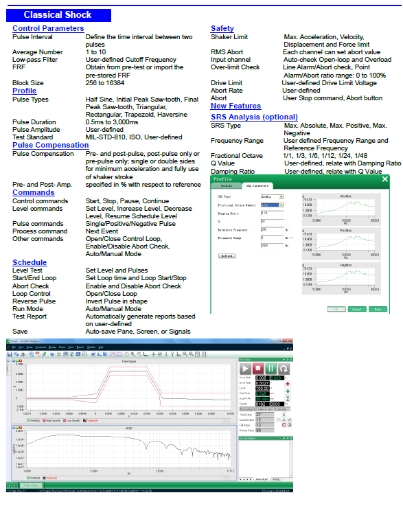 Shock Vibration Testing Software